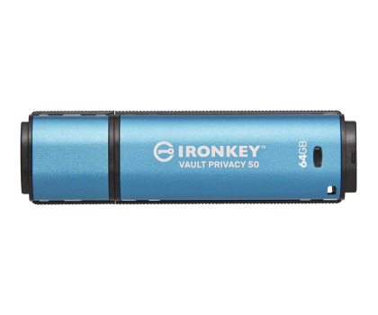 PenDrive Kingston 64GB IronKey Vault Privacy 50 256bit Encryption